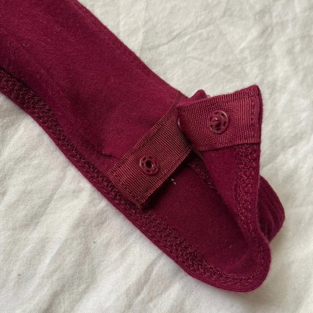 FashionNova Burgundy Bodysuit - Picture 3 of 3